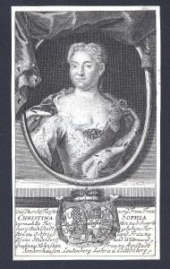 Princess Christine Sophie of East Frisia